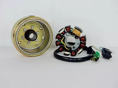 150cc GY6 STATOR & FLYWHEEL KIT FOR SCOOTER KART ATV (6 WIRE) *11 COIL* • $29.95