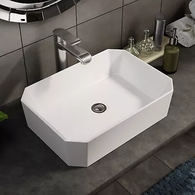 Belofay Modern Design Counter Top Ceramic Basin Sink Unit Ceramic Suit Bathroom • £62.49