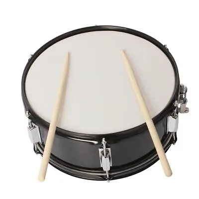 Glarry Marching Snare Drum 14 X5.5  Transparent With Drum Sticks Black • $34.95