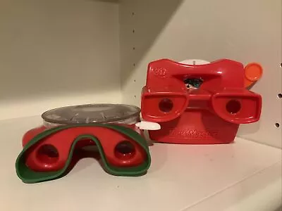 Rudolph Reindeer Christmas Horizontal Red Green 3 D Lot View-Master Viewer 2002 • $12.99