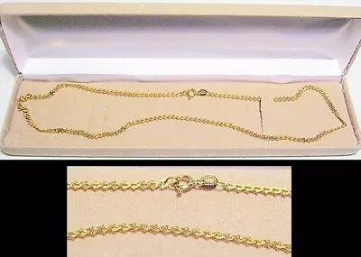 14kt Gold 6.11 Gram 18 Inch Cubetto Necklace New In Box • $350