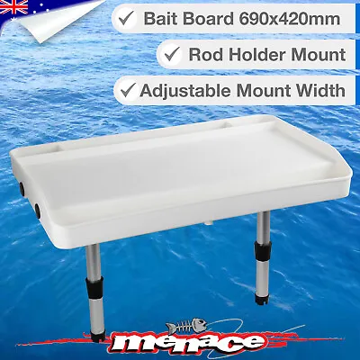 $79.99 • Buy EXTRA LARGE Boat BAIT BOARD Rod Holder Fishing Knife Cutting Filleting Table
