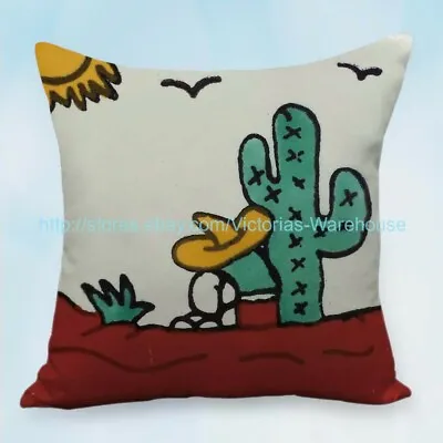  Mexican Cardon Cactus Desert Cushion Cover  Home Decor Items • $15.98