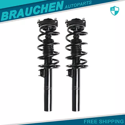 Front Pair Quick Complete Struts & Coil Springs For VW Beetle Golf Passat 05-17 • $98.10