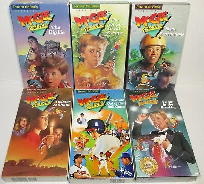 Focus On The Family MCGEE AND ME! VHS LOT (OF 6) CHRISTIAN Children's TV Show • $13.95