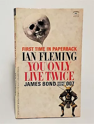 YOU ONLY LIVE TWICE Ian Fleming 1965 PB Signet First Edition First Print MINT • $24