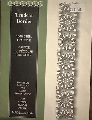 $9.99 • Buy New Poppy Stamps Trudeau Border Die Item # 941 Made In USA With 100% Steel