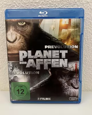 Planet Der Affen Prevolution & Revolution 2 Blu-Ray Disc Set • £6.09