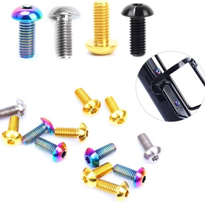 £10.98 • Buy 2pcs/Set Titanium M5x12mm Torx Head Ti Screws Bicycle Water Bottle Cages