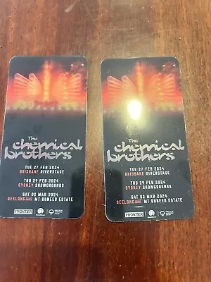 1 X The Chemical Brothers Tickets (Front GA) Geelong Mt Duneed Estate • $100