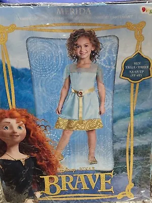 NEW Disney Princess Brave Merida Childs Girls Costume Sz XS 3T-4T Dress-Up  • $18