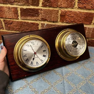 Vintage Weathermaster And Clock  • £20