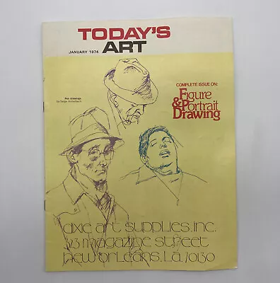 Vintage Todays Art Magazine January 1974 • $15