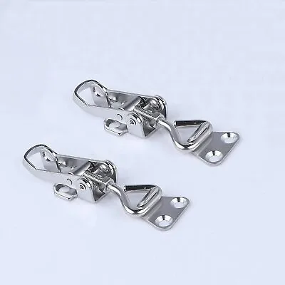 2X Marine Stainless Steel Toggle Clamp Latch Hatch Fastener Lock Multipurpose  • $10.34