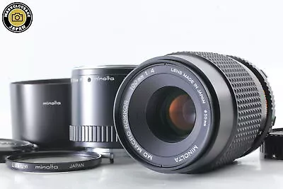 [MINT W/ Hood] Minolta MD Macro Rokkor 100mm F/4 MF Lens For MC MD From JAPAN • $159.99