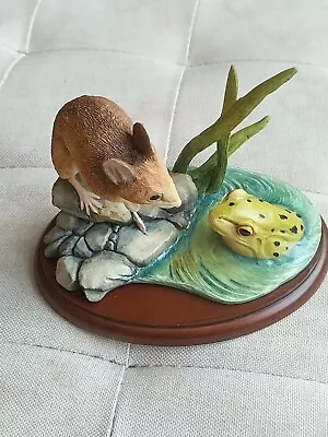 £12 • Buy Border Fine Arts Natural Mice Collection Mouse & Frog A1494
