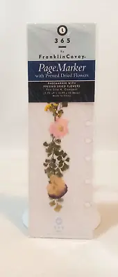 FRANKLIN COVEY 365 Pressed Dried Flowers Page Finder For 7 Ring Planner/Binder • $20.99