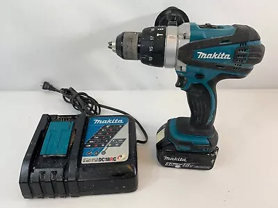 Makita XPH03Z 18V Cordless Hammer Driver Drill Kit W/ Battery & Charger • $35