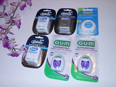 $15.99 • Buy ORAL B Glide Pro Health, Essential Floss & GUM Expanding Dental Floss Lot