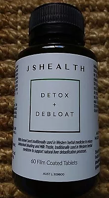 JSHEALTH Detox + Debloat Formula 60 Tablets • $36.95