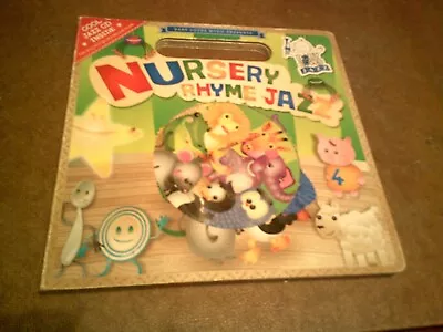 Baby Loves Music Nursery Rhyme Jazz With Cool Jazz CD Inside Large Board Book • $5.95