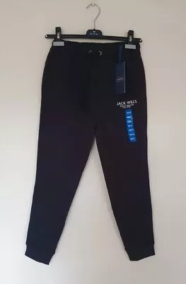 Jack Wills Boys Joggers In Black Size 10-11 Years • £12.95