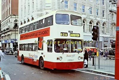 ORIGINAL 35mm SLIDE 11420- Merseybus  AN68/ALEX. 1051 A131HLV Liverpool 15.10.96 • £3.60