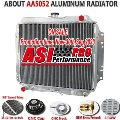 3 Row AA5052 Radiator For Holden Rodeo TF 2.6L 2.3L Petrol 4ZE1 1988-03 AT • $219