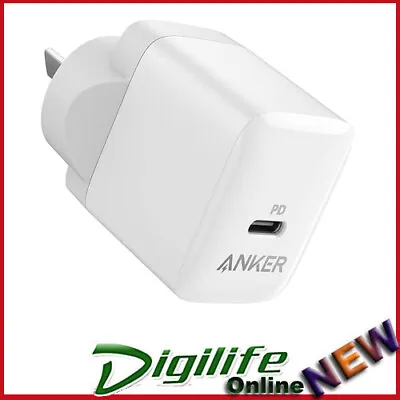 $29 • Buy Anker POWERPORT III 20W PD Fast USB-C Charger - White PowerIQ 3.0