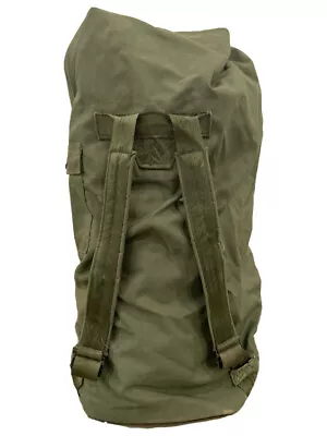 Military Duffel Sea Bag Navy Army Marine OD Green Good Condition • $23.50