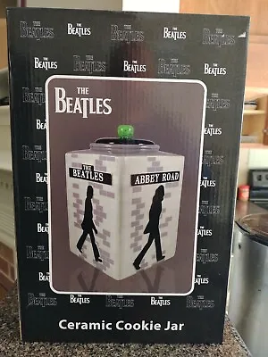 Vandor The Beatles Abbey Road Ceramic Cookie Jar Collectible • $80