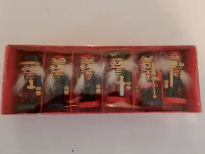 Vintage Kurt Adler Christmas Nutcracker Place Card Holders ~ Set Of 6 (#A) • $25.50