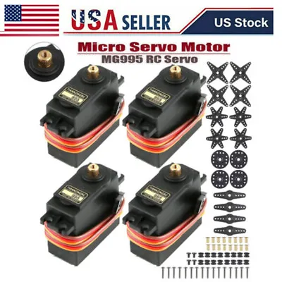 4PCS MG995 20KG High Speed Torque Metal Gear Servo For Helicopter Car Boat RC US • $27.98