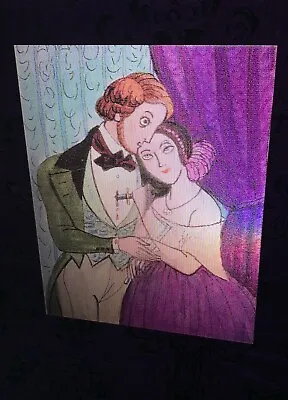 RARE Marc Davis Lenticular The Couple Concept Art Haunted Mansion '65 Disneyland • $279