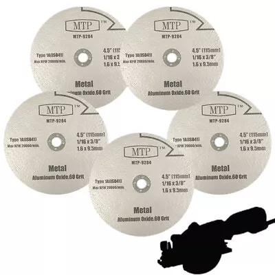 5x Abrasive Metal Cut Off Disc AD 4.5   X 3/8   For ROCKWELL RK3441K WORX RW9283 • $11.95