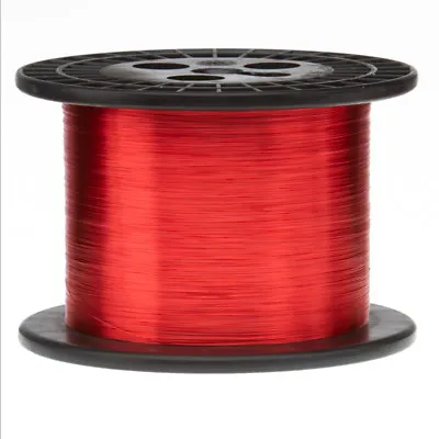 32 AWG Gauge Heavy Copper Magnet Wire 10 Lbs 48850' Length 0.0094  155C Red • $138.52