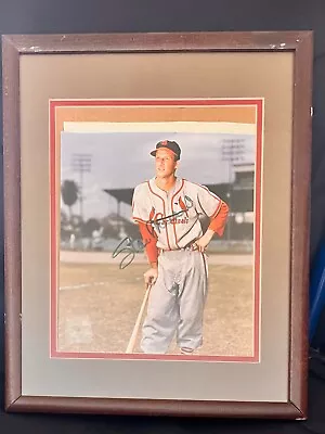 Stan  THE MAN  Musial Signed Poster Plus Autographed Ball • $189