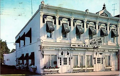 1975 Milan Inn Restaurant Diner Chrome Posted Ohio Postcard 8G • $9.45