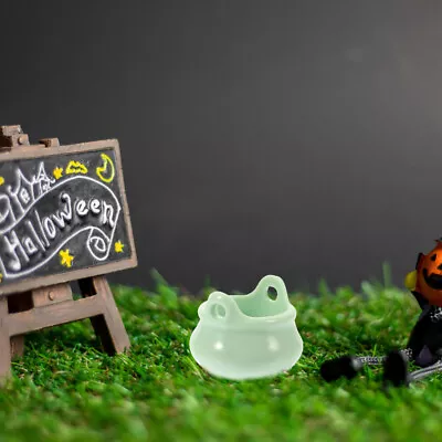  10 Pcs Plastic Mini Witch Halloween Kettle Cauldron Kettles • £7.79