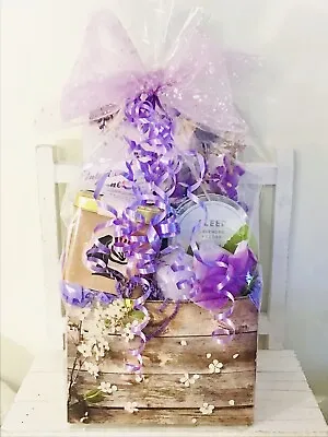 BIRTHDAY GIFT BASKET Book Crystals Bath Bomb Candle • $41