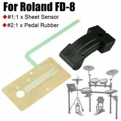 For Roland Drum FD-8 Hi Hat Sheet Sensor Actuator Pedal Rubber Parts • $28.75
