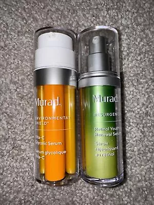 Murad Retinol Youth Serum - 1 Oz & Murad Environmental Shield Serum - 1oz • $49.90