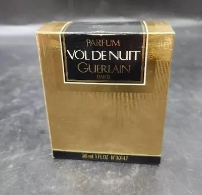 RARE VINTAGE Guerlain VOL DE NUIT PARFUM Extract No 30147 1.0fl Oz/30ml • $400