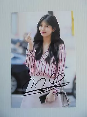 Suzy Bae Miss A 4x6 Photo Korean Actress KPOP Autograph Signed USA Seller SALE 2 • $14.99