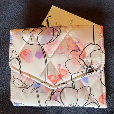 Vera Bradley Anemone Watercolor Ultralight RFID Tri-Fold Wallet - NWT • $48.98