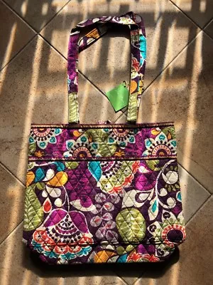 Vera Bradley Tote Plum Crazy NWT • $49.50