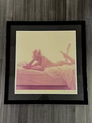  MARILYN MONROE  NUDE COLORED PHOTO SIGNED BY BERT STERN 102/250- $20K APR W/CoA • $6995