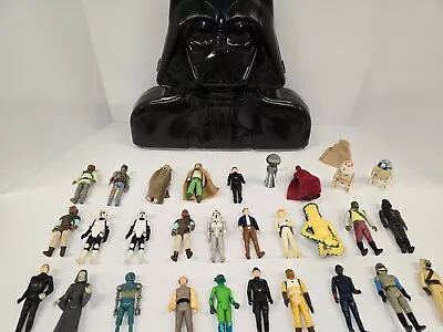 Vintage Kenner Star Wars 1970s 1980s 29 Original Action Figures And Vade Case!!! • $199.46