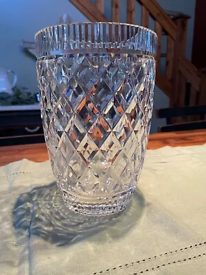 Waterford Crystal Vase Large Heavy 8 Inches Tall 5.5 Inches Wide • $98