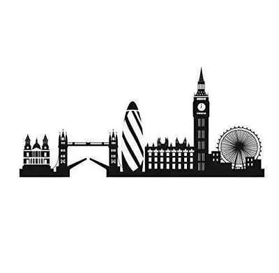 Wall Vinyl Sticker Decal London Bridge EYE BIG BEN England Ferris Cave Kid Home • £26.59